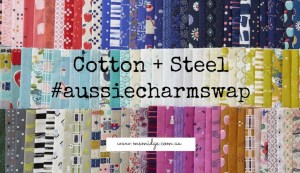 cotton steel charm along
