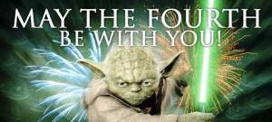 May the 4th be with you
